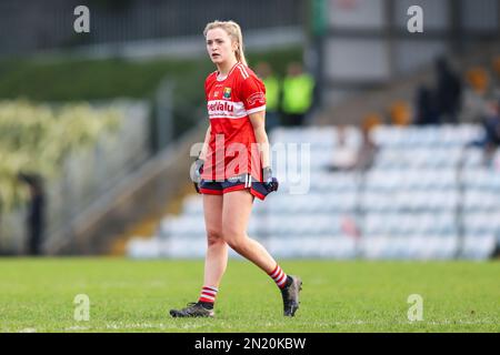 6. Februar 2023, Cork, Irland - Ladies Gaelic Football National League: Cork 3-15 (24) - Dublin 4-13 (25). Stockfoto