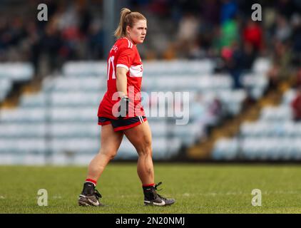 6. Februar 2023, Cork, Irland - Ladies Gaelic Football National League: Cork 3-15 (24) - Dublin 4-13 (25). Stockfoto