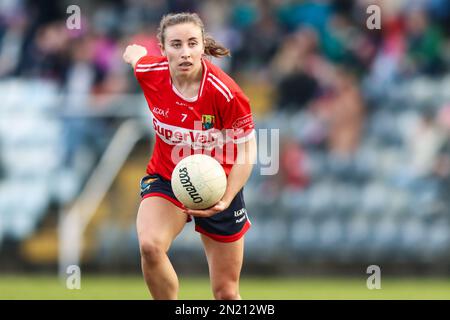 6. Februar 2023, Cork, Irland - Ladies Gaelic Football National League: Cork 3-15 (24) - Dublin 4-13 (25). Stockfoto