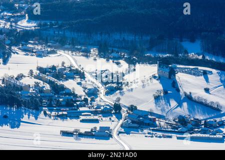 Höflein an der Hohen Wand Dorf Höflein an der Hohen Wand mit
