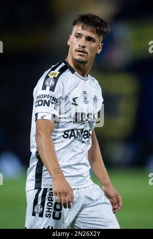 Argentinien, Buenos Aires, 05. Februar 2023: Brian Farioli aus Central Cordoba während des Torneo Binance 2023 des argentinischen Liga Profesional Match between Stockfoto