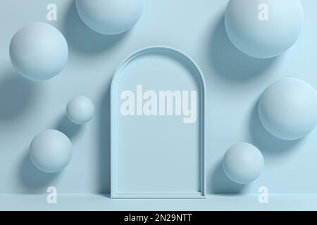 Polygonales Objekt auf durchgehendem Hintergrund Stockfoto