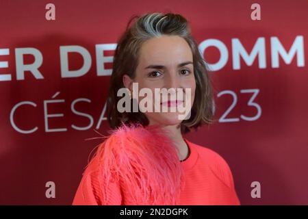 Paris, Frankreich. Am 6. Februar 2023 nimmt Direktor Amélie Bonnin am Cesar Nomee Dinner im Le Fouquet's am 6. Februar 2023 in Paris, Frankreich, Teil. Foto: Franck Castel/ABACAPRESS.COM Stockfoto