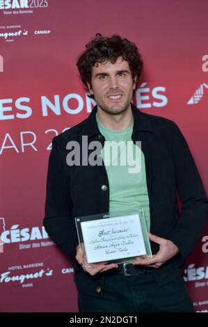 Paris, Frankreich. Am 6. Februar 2023 nimmt Direktor Adrian Moyse Dullin am 6. Februar 2023 am Cesar Nomee Dinner im Le Fouquet's in Paris Teil. Foto: Franck Castel/ABACAPRESS.COM Stockfoto
