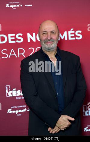 Paris, Frankreich. Am 6. Februar 2023 nimmt Direktor Cédric Klapisch am Cesar Nomee Dinner im Le Fouquet's am 6. Februar 2023 in Paris, Frankreich, Teil. Foto: Franck Castel/ABACAPRESS.COM Stockfoto