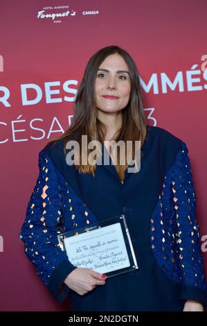 Paris, Frankreich. Am 6. Februar 2023 nimmt Direktor Emilie Pigeard am 6. Februar 2023 am Cesar-Nominierten-Dinner im Le Fouquet's in Paris Teil. Foto: Franck Castel/ABACAPRESS.COM Stockfoto
