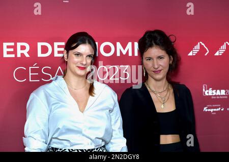 Paris, Frankreich. Am 6. Februar 2023 nehmen Direktor Romane Gueret und Direktor Lise Akoka am 6. Februar 2023 im Le Fouquet's in Paris, Frankreich, am Cesar Nomee Dinner Teil. Foto: Franck Castel/ABACAPRESS.COM Stockfoto