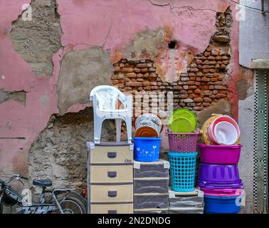 Eindrücke in den Gassen von Marrakesch, Marokko Stockfoto