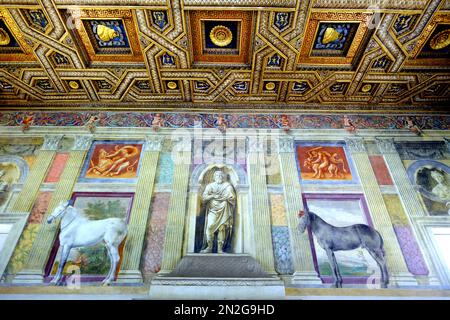 Der Pferdesaal in Mantua Italien Stockfoto