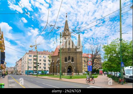 Szeged, Ungarn. Reformierte Kirche oder Szegedi Reformatus Templom Stockfoto