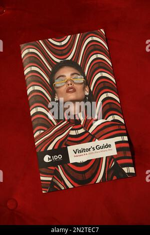 Mailand, . 07. Februar 2023. Milano, Italien MIDO 2023 Fiera Milano Rho der Referenzpunkt der internationalen Berichterstattung über Brillen im Bild:Location Event, eyewear Credit: Independent Photo Agency/Alamy Live News Stockfoto