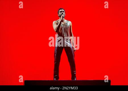 Italien 5. Oktober 2022 Marco Mengoni - live im Mediolanum Forum Assago Milan © Andrea Ripamonti / Alamy Stockfoto