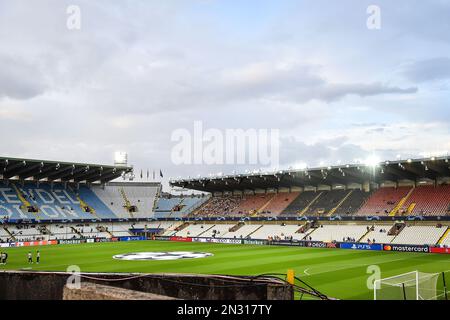 Allgemeiner Überblick während der UEFA Champions League, des Fußballspiels der Gruppe B zwischen Club Brugge (Club Bruges KV) und Bayer 04 Leverkusen am 7. September 2022 im Jan Breydelstadion in Brügge, Belgien - Photo Matthieu Mirville / DPPI Stockfoto