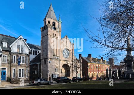 Reformierte Kirche von Germantown. Philadelphia, Pennsylvania, USA Stockfoto