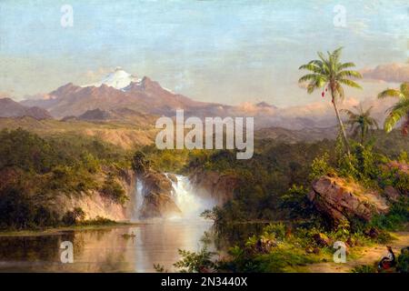 Blick auf den Cotopaxi, Frederic Edwin Church, 1857, Kunst Institut von Chicago, Chicago, Illinois, USA, Nordamerika Stockfoto