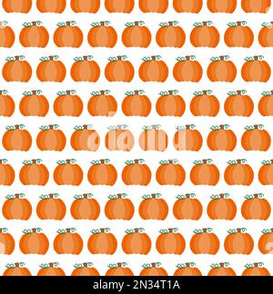 Happy Thanksgiving Day nahtloses Muster mit Feiertagsobjekten. Stock Vektor