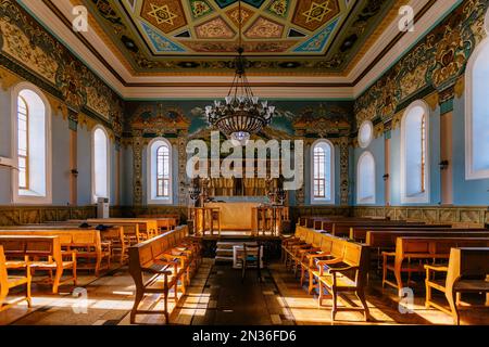 Innere der Synagoge in Kutaisi, Georgia, 16. Januar 2023 Stockfoto