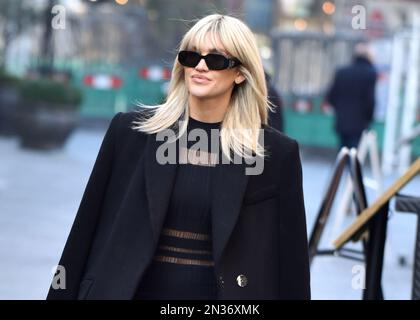 London, Großbritannien. 07. Februar 2023. Ashley Roberts in den Global Radio Studios in London gesehen. (Foto: James Warren/SOPA Images/Sipa USA) Guthaben: SIPA USA/Alamy Live News Stockfoto