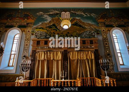 Innere der Synagoge in Kutaisi, Georgia, 16. Januar 2023 Stockfoto