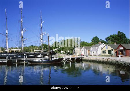 Mystic Seaport, Mystic, Connecticut, USA Stockfoto