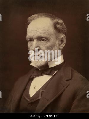 William Tecumseh Sherman (1820-1891), Union General während des Amerikanischen Bürgerkriegs, Head and Shoulders Portrait, George Collins Cox, 1890 Stockfoto