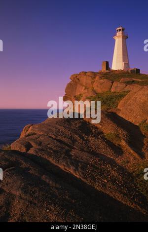 Leuchtturm, Cape Spear National Historic Site Newfoundland, Kanada Stockfoto