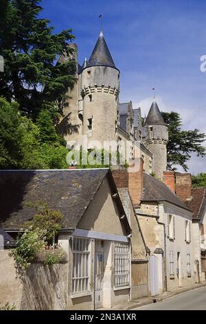 Chateau de Montresor, Montresor, Indre-et-Loire, Loire-Tal, Frankreich Stockfoto