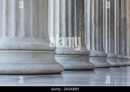 Spalten, Nationalgarten Athens, Zappeion, Athen, Attika, Griechenland Stockfoto