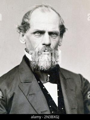 John A. Roebling, John Augustus Roebling (1806-1869), deutscher amerikanischer Bauingenieur. Stockfoto