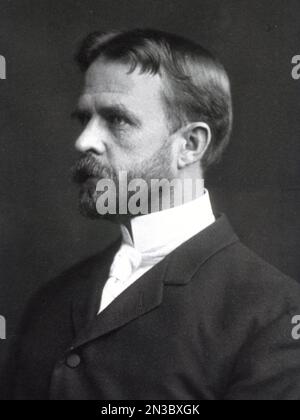 Thomas Hunt Morgan (1866-1945) amerikanischer Evolutionsbiologe, Genetiker, Embryologe und wissenschaftlicher Autor Stockfoto