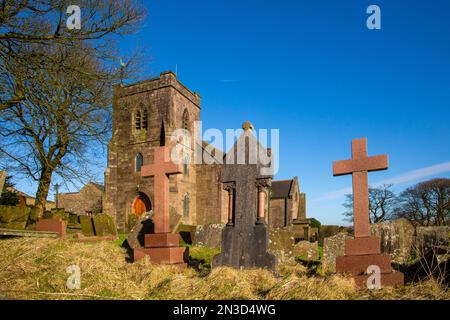 Die Pfarrkirche St. Pauls befindet sich in Flash, dem höchsten Dorf in British Quarnford, Staffordshire Moorlands. Peak District England Stockfoto