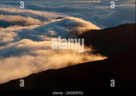 Im Haleakala-Nationalpark auf der Südwestseite der Insel Maui, Maui, Hawaii, Vereinigte Staaten von Amerika Stockfoto