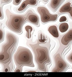 Farbenfrohe abstrakte Ebenen. Hintergrund im PaperCut-Stil. Lebendige 3D-Topographieformen. Künstlerisches Banner, Poster, Broschüre, Vorlage, Flyerdesign. Stock Vektor