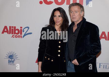 Paris, Frankreich. 6. Februar 2023. Franck Dubosc und seine Frau Danièle Dubosc nehmen an der Alibi.com 2. Premiere von Philippe Lacheau im Le Grand Rex Teil. Stockfoto