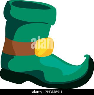 Leprechaun boot Design Stock Vektor