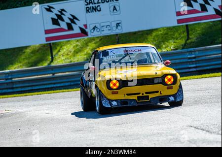 Martin Sahl, Ford Escort RS 1600 BDA, Histo Cup 2019, Bosch Race, Salzburgring 1, Salzburg, Österreich Stockfoto