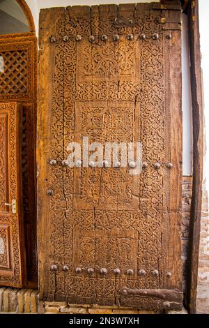 Ko'xna Ark Citadel Festung Gate, Khiva, Usbekistan, Khiva, Usbekistan Stockfoto