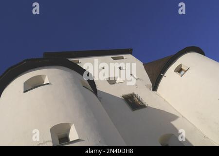 Das neue Schloss Novy Zamok im Renaissance-Stil befindet sich in der zum UNESCO-Weltkulturerbe gehörenden Stadt Banska Stiavnica, Slowakei Stockfoto