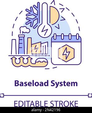 Grundlastsystem (Symbol) Stock Vektor