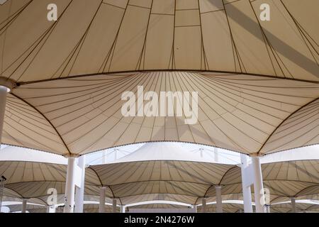 Hajj Terminal des King Abdulaziz International Airport, Jeddah, Saudi-Arabien Stockfoto