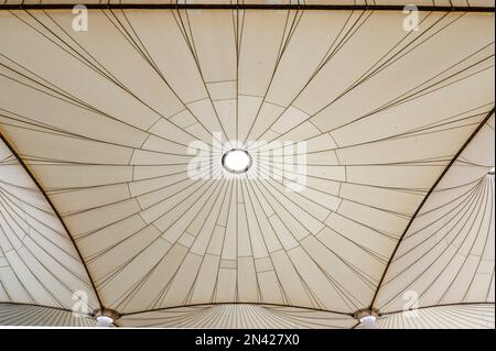 Hajj Terminal des King Abdulaziz International Airport, Jeddah, Saudi-Arabien Stockfoto