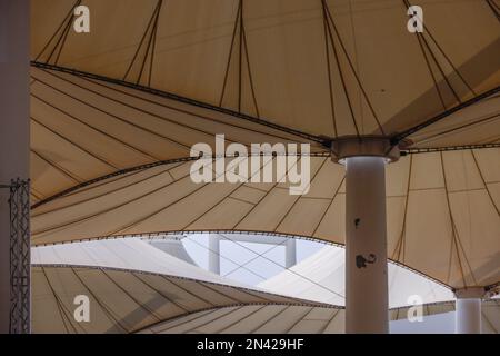 Hajj Terminal des King Abdulaziz International Airport, Jeddah, Saudi-Arabien Stockfoto