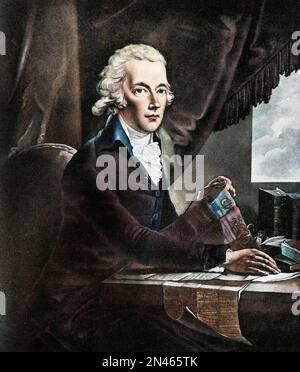 Porträt von William Pitt dem Jüngeren (1759-1806) - Portrait de William Pitt le Jeune (1759-1806) Stockfoto