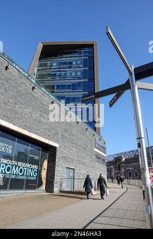 Das Roland Levinsky Building an der University of Plymouth UK. Drake Circus, North Hill, Plymouth. Hochschulbildung; Stockfoto