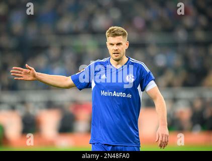 Simon TERODDE (GE) Gesture, Gesture, Soccer 1. Bundesliga, 19. Matchday, Borussia Monchengladbach (MG) - FC Schalke 04 (GE) 0: 0, am 4. Februar 2023 in Borussia Mönchengladbach/Deutschland. #DFL-Vorschriften verbieten die Verwendung von Fotografien als Bildsequenzen und/oder quasi-Video # Stockfoto