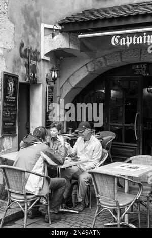 Szenen aus Annecy, Haute savoie, Frankreich im Sommer 2018 Stockfoto