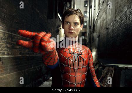 Spider-Man Spiderman Tobey Maguire Stockfoto