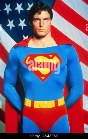 Superman-Film Christopher Reeve Stockfoto