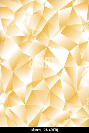 Season Festival luxuriöse cremefarbene Polygondiamanten abstrakte Hintergrundmuster Vorlage Vektordarstellung Stock Vektor
