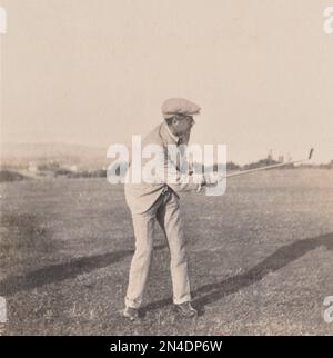 King Edward VIII. Spielt Golf, 1921 Stockfoto